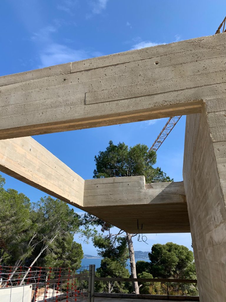Project Management de villa unifamiliar en javea - detalles hormigon visto 4